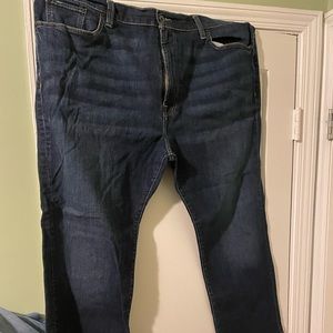 Lucky Brand Loose / Relaxed Fit 44/30 Dark Blue Jeans
